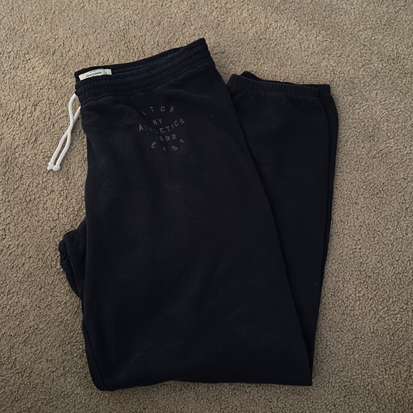 women’s navy blue abercrombie sweatpants - Picture 1 of 2
